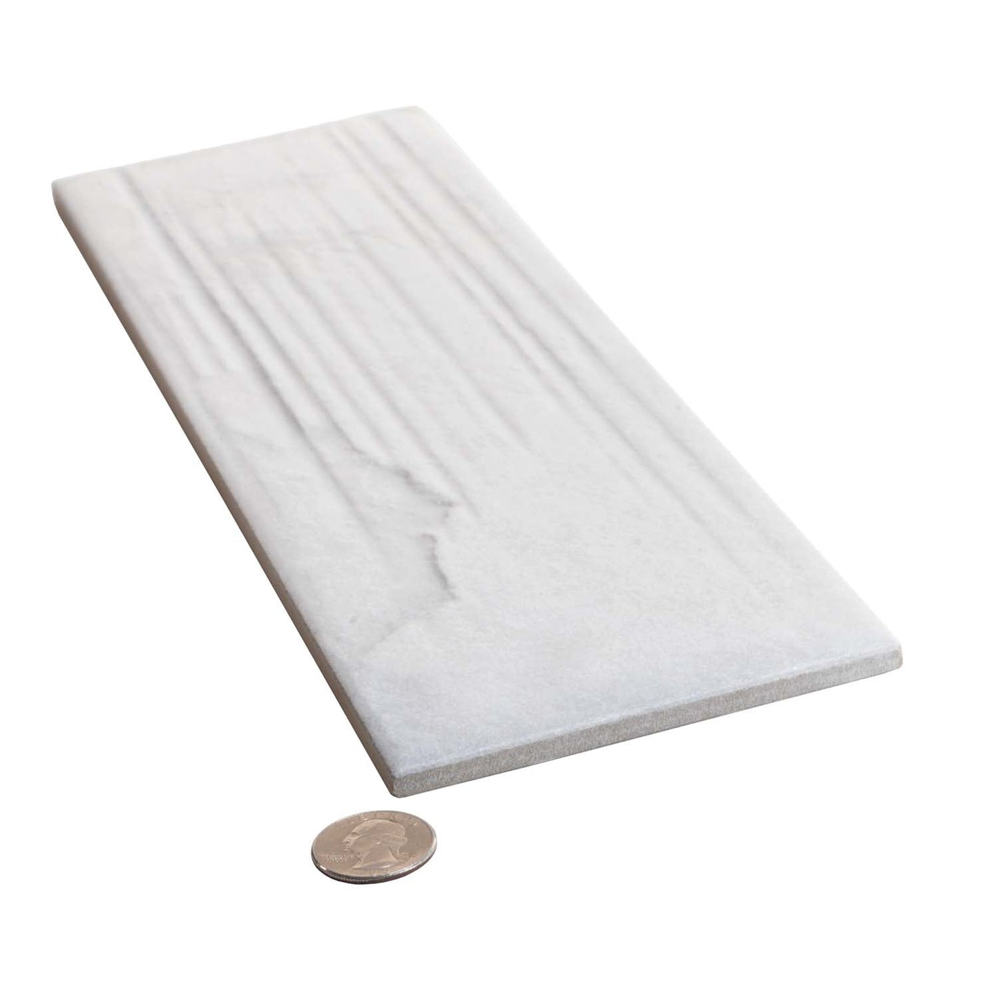 White 4x13 Matte Brick Porcelain Tile (31 pack, 12.034 sq ft/case) - Sample