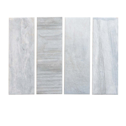 Gray 4x13 Matte Brick Porcelain Tile (31 pack, 12.034 sq ft/case) - Sample
