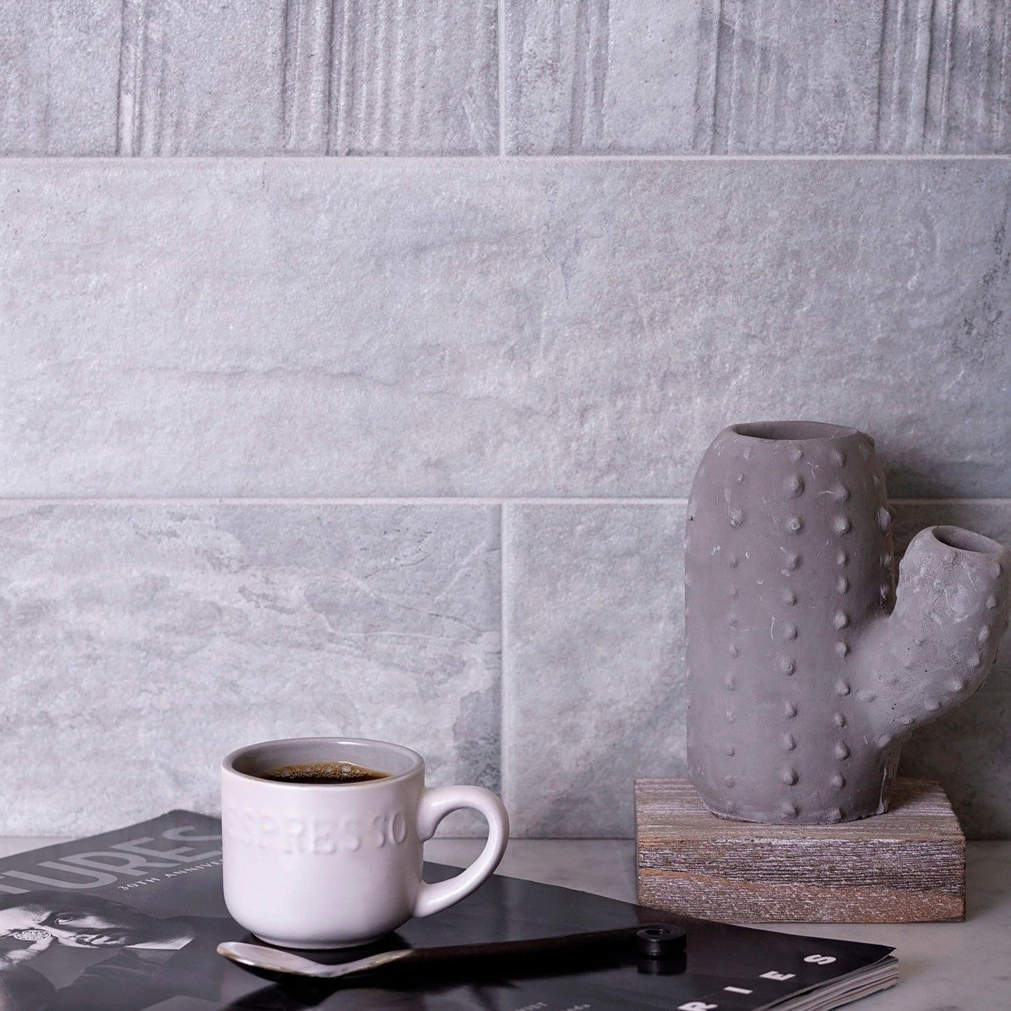 Gray 4x13 Matte Brick Porcelain Tile (31 pack, 12.034 sq ft/case)