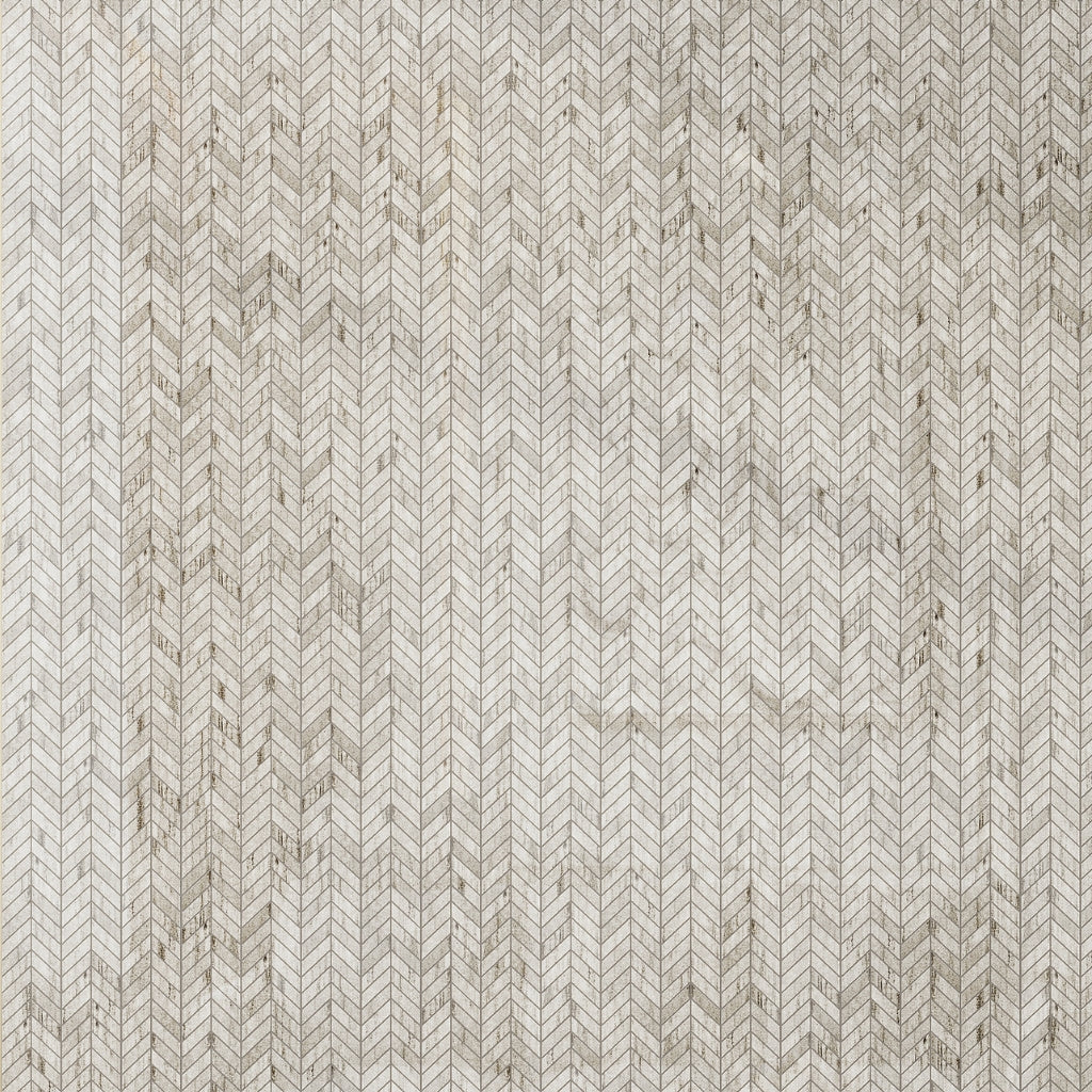 Frosted White with Gray Vein 11x13 Polished Chevron Crystal Sand Marble Mosaic Tile (5 pack, 4.9 sq ft/case)