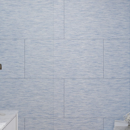 Blue 24x48 Textured Porcelain Large Format Tile (2 pack, 15.29 sq ft/case)