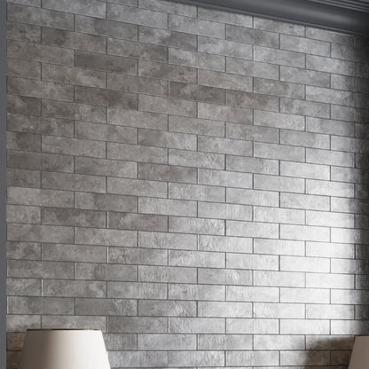 Deep Gray 2.5x10 Matte Ceramic Subway Tile (30 pack, 5.06 sq ft/case)