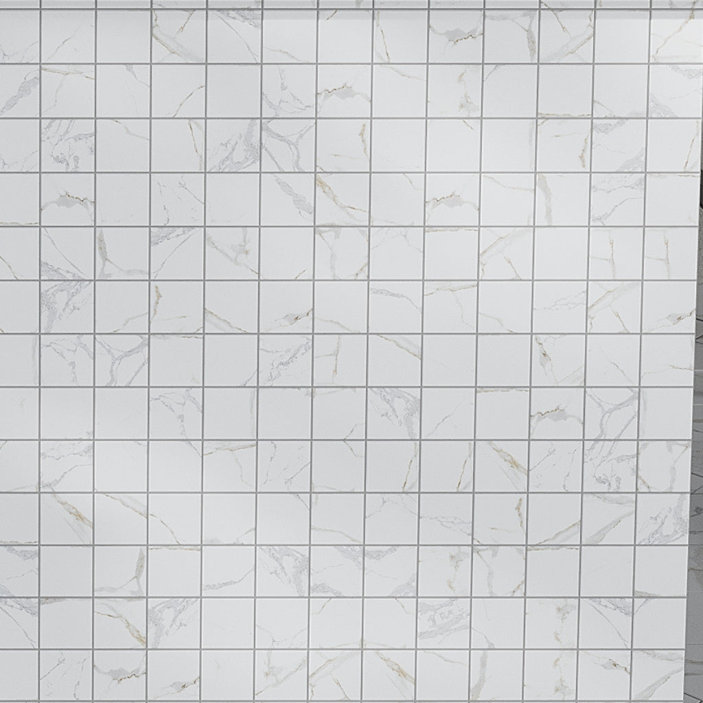 White 12x12 Matte Uniform Square Porcelain Mosaic Tile (11 pack, 10.76 sq ft/case)