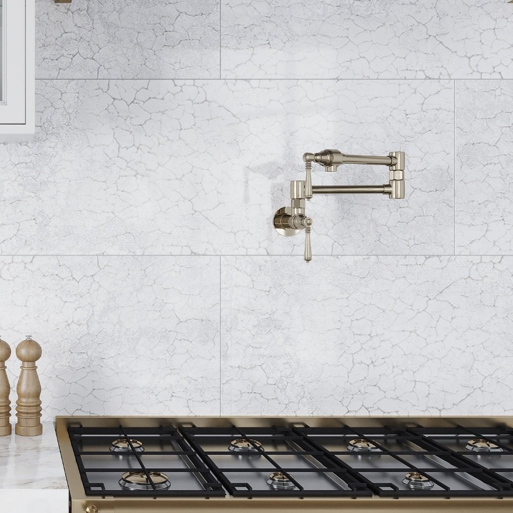 Pearl White 18x48 Textured Ceramic Large Format Tile (3 pack, 17.23 sq ft/case)