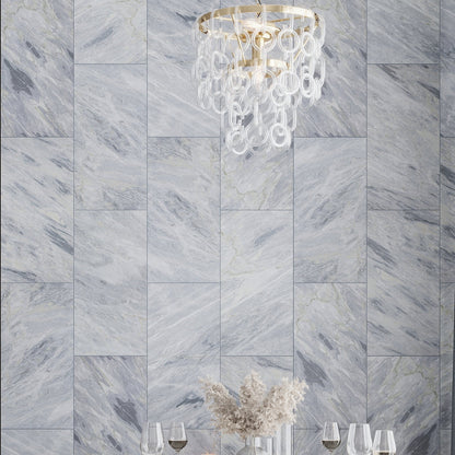 Gray 12x24 Honed Calacatta Bluette Marble Large Format Tile (5 pack, 10 sq ft/case)