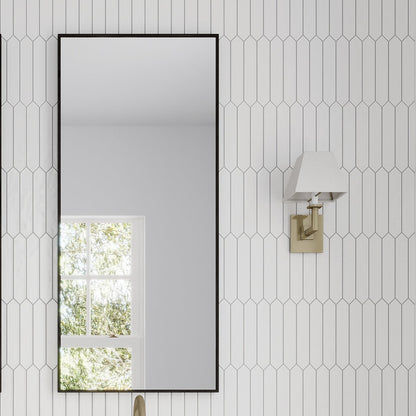 Cotton White 2x10 Matte Picket Ceramic Tile (23 pack, 2.37 sq ft/case)