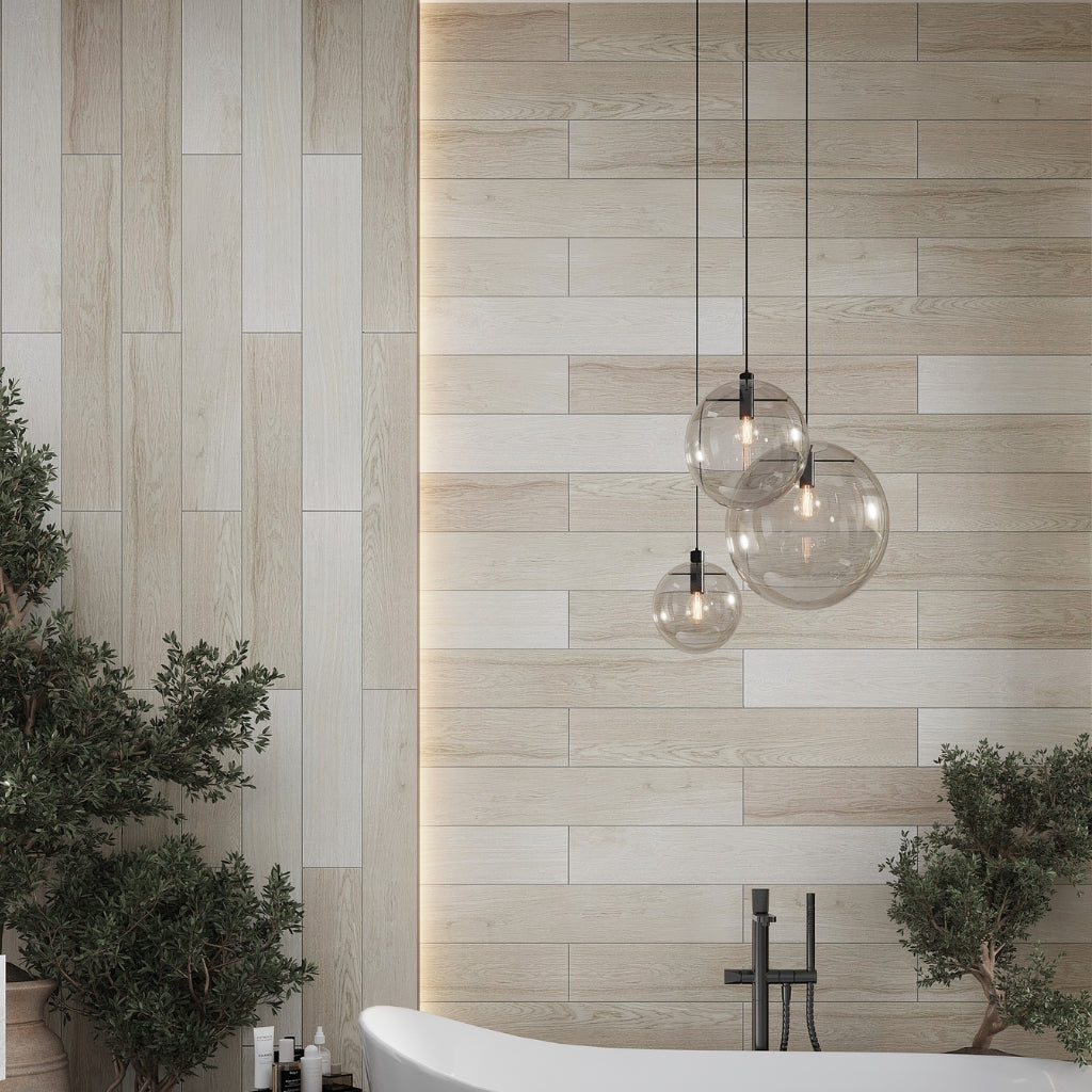 Beige 6x36 Matte Field Porcelain Tile (9 pack, 13.054 sq ft/case)