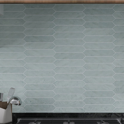 Pistachio Green 2x10 Matte Picket Ceramic Tile (23 pack, 2.37 sq ft/case)