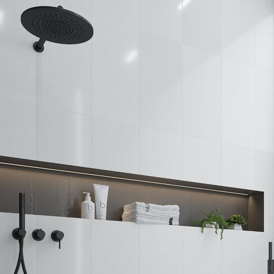 White 12x24 Polished Field Thassos Marble Tile (5 pack, 10 sq ft/case)