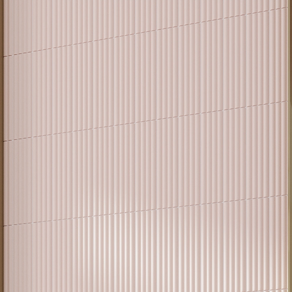 Pink 2x8 Matte Ceramic Subway Deco Tile (42 pack, 4.54 sq ft/case)