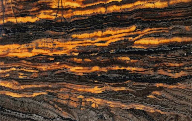 Valencia Traonyx Bookmatching Travertine Slabs Filled and Polished - Full Truckload