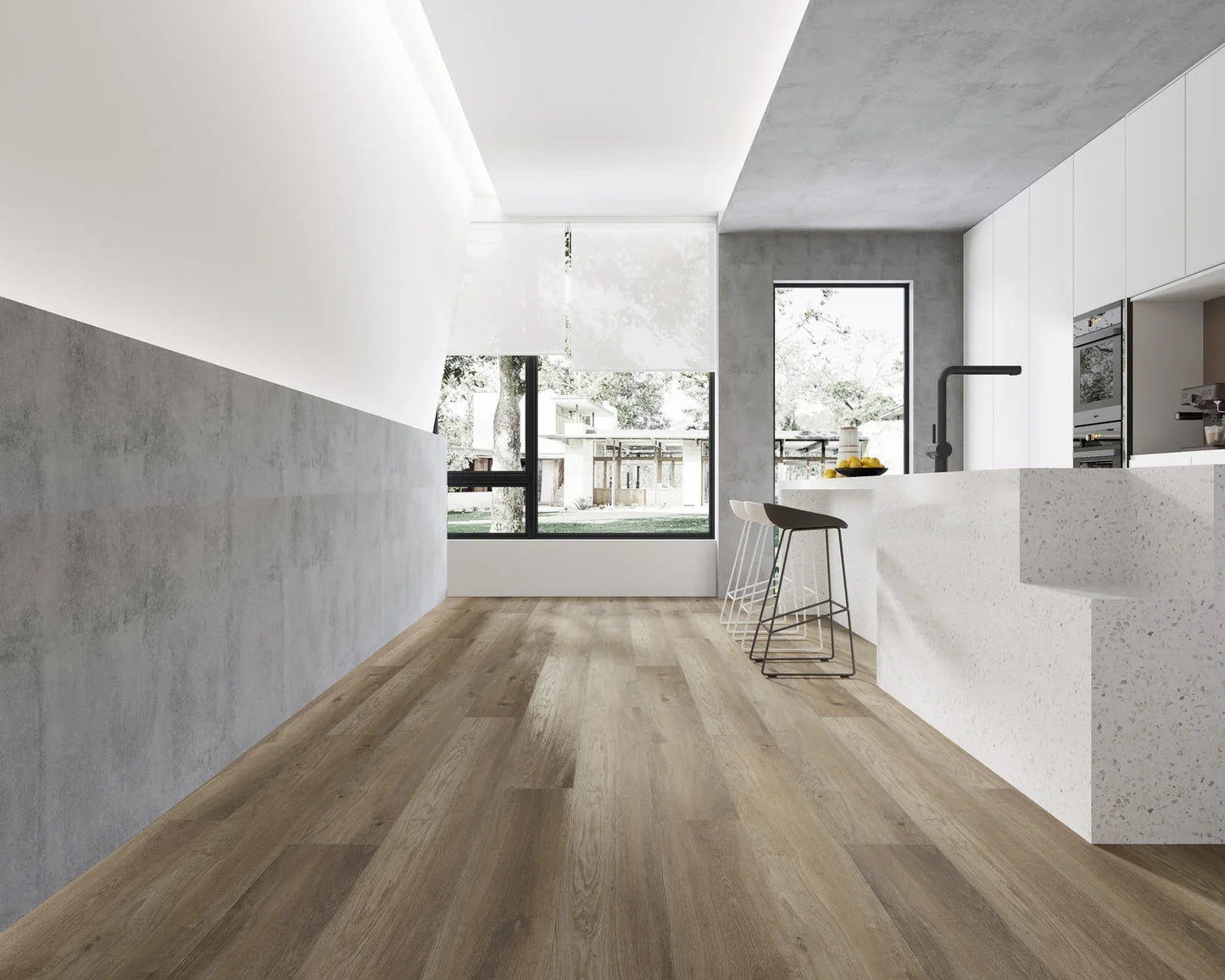 Vatican ESPC EIR 9"x71" Vinyl Flooring 8mm - Rustic Brown