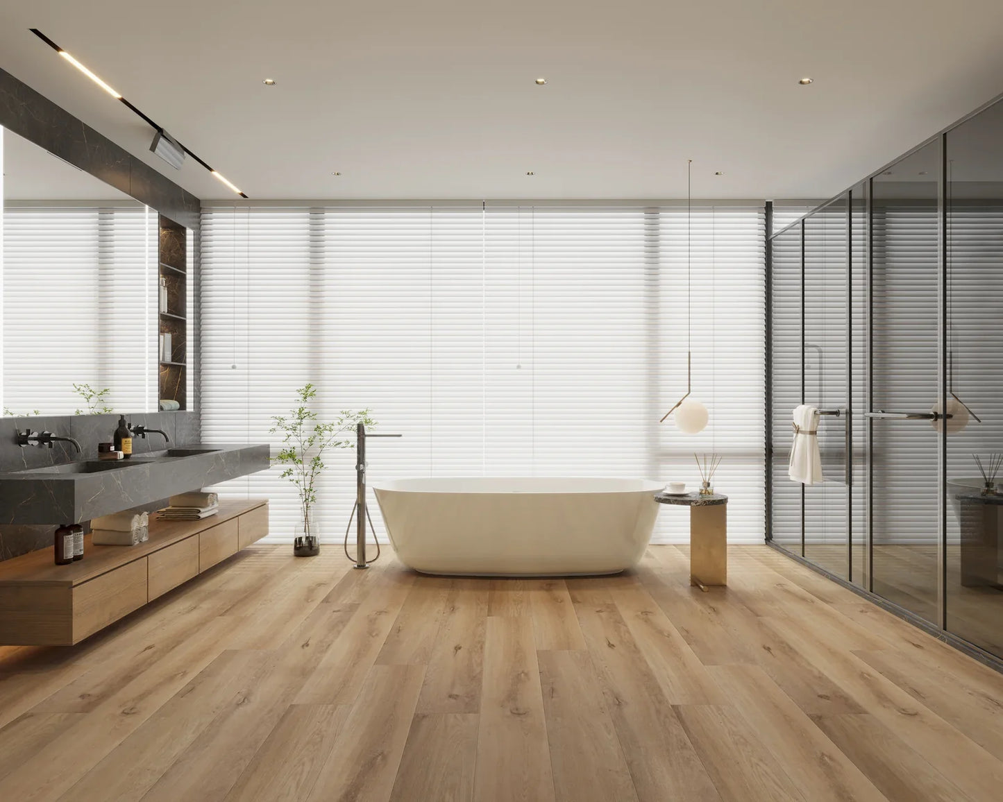 Vatican ESPC EIR 9"x71" Vinyl Flooring 8mm - Valley Dusk