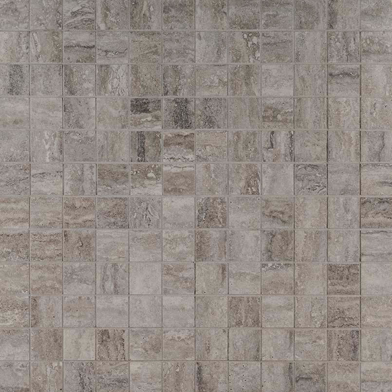 MSI Veneto Grey Matte Porcelain Mosaic Wall and Floor Tile 2"x2"