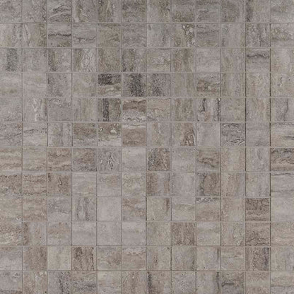 MSI Veneto Grey Matte Porcelain Mosaic Wall and Floor Tile 2"x2"