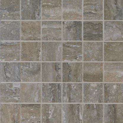 MSI Veneto Noce Matte Porcelain Mosaic Wall and Floor Tile 2"x2"