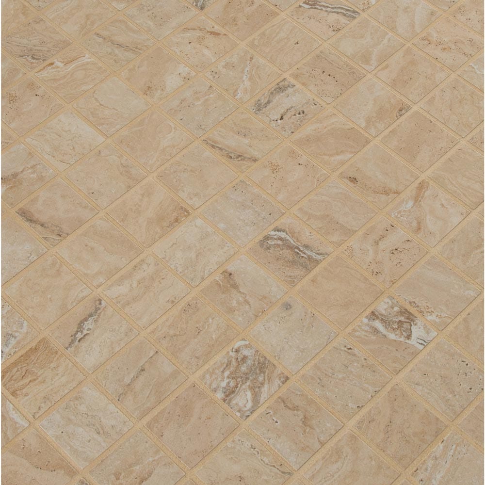 MSI Veneto Sand Matte Porcelain Mosaic Wall and Floor Tile 2"x2"