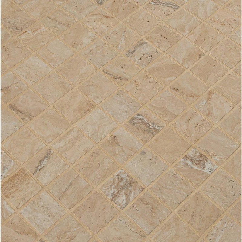 MSI Veneto Sand Matte Porcelain Mosaic Wall and Floor Tile 2"x2"