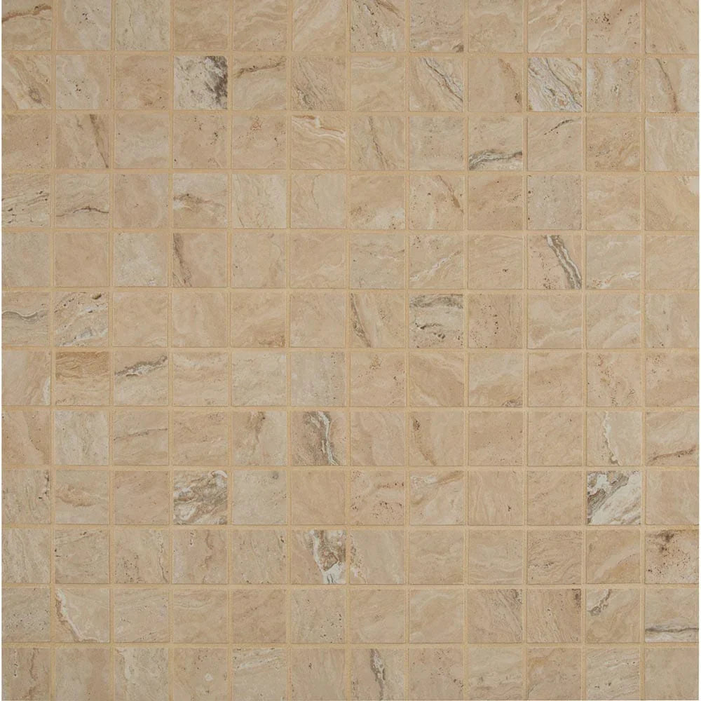 MSI Veneto Sand Matte Porcelain Mosaic Wall and Floor Tile 2"x2"