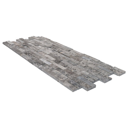 Ventana Gray Marble 3D Ledger Panel 6"x24" – Multi-Surface Wall Tile, Full Truckload