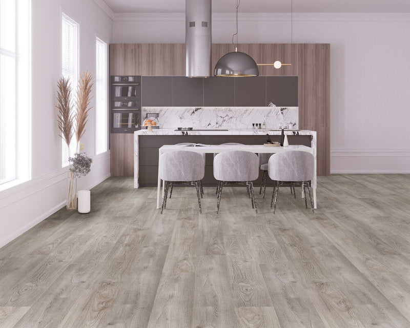 Vindico SPC EIR 7"x60" Vinyl Flooring 7mm - Maxim Ice