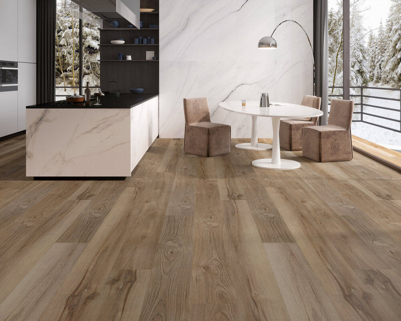 Vindico SPC EIR 7"x60" Vinyl Flooring 7mm - Royal Tan