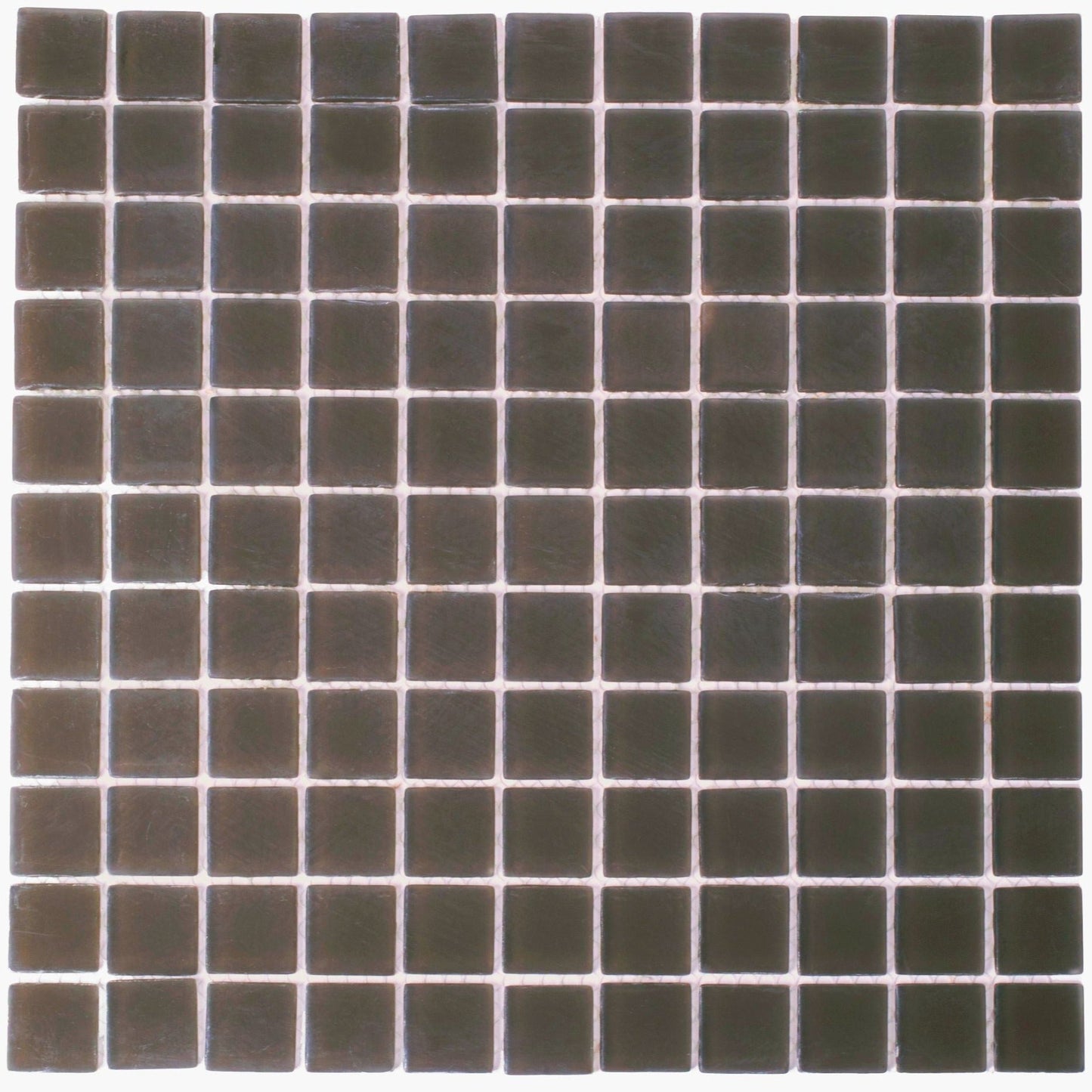 Ash Gray 12x12 Matte Square Glass Mosaic Tile (10 pack, 9.67 sq ft/case)