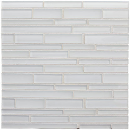 Schiuma Gloss/matte Interlocking Slides Glass Mosaic