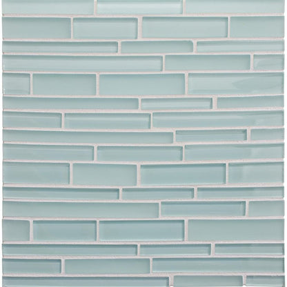Fresco Gloss/matte Interlocking Slides Glass Mosaic