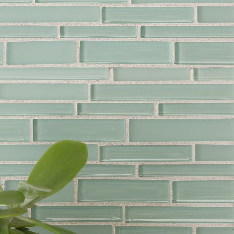 Fresco Gloss/matte Interlocking Slides Glass Mosaic