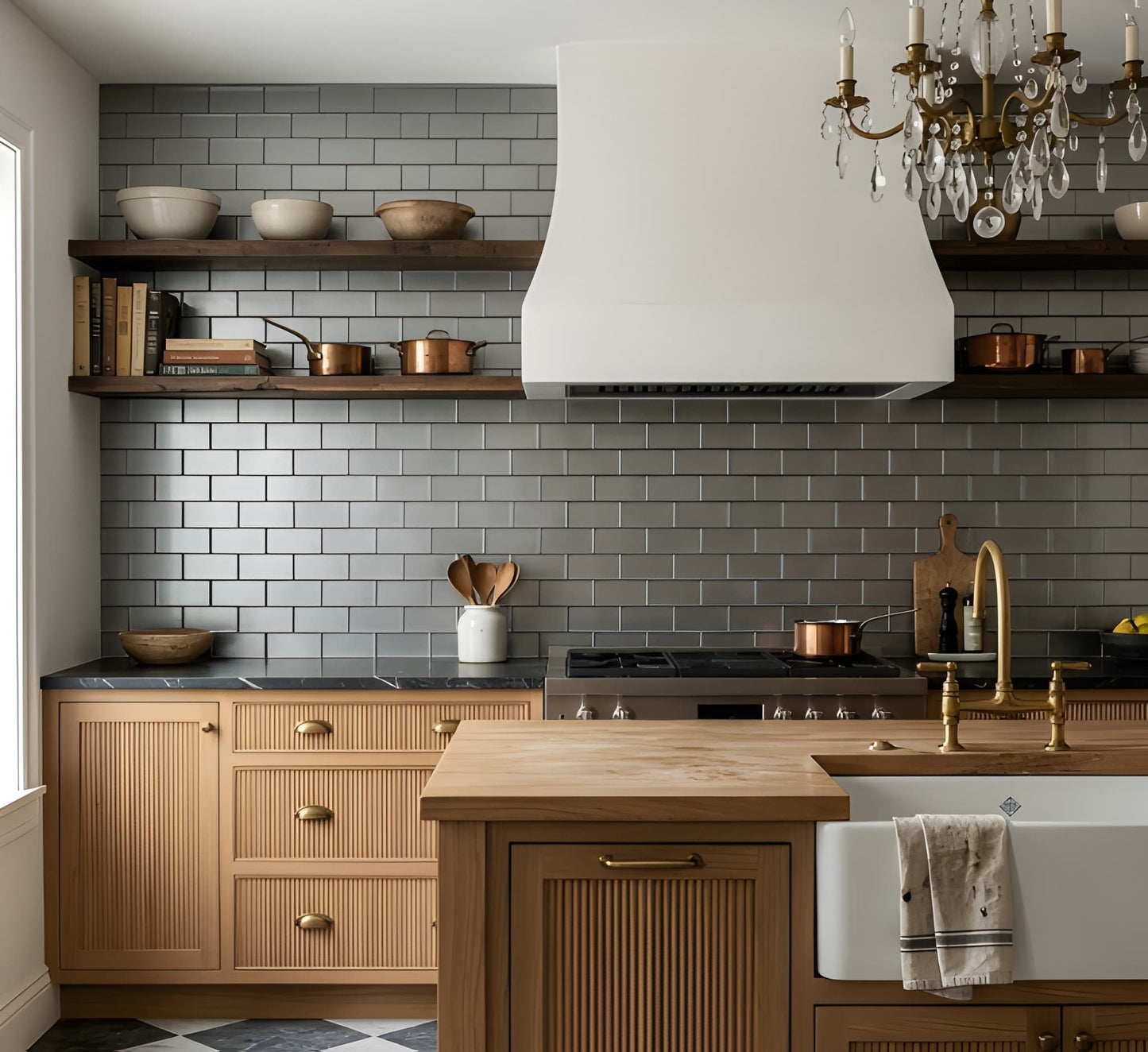 Sterling Metallic Subway Glass Tile