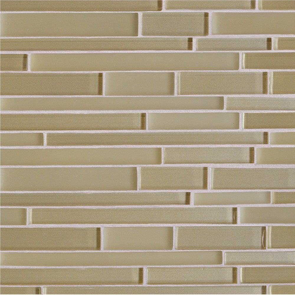 Cedro Gloss/matte Interlocking Slides Glass Mosaic