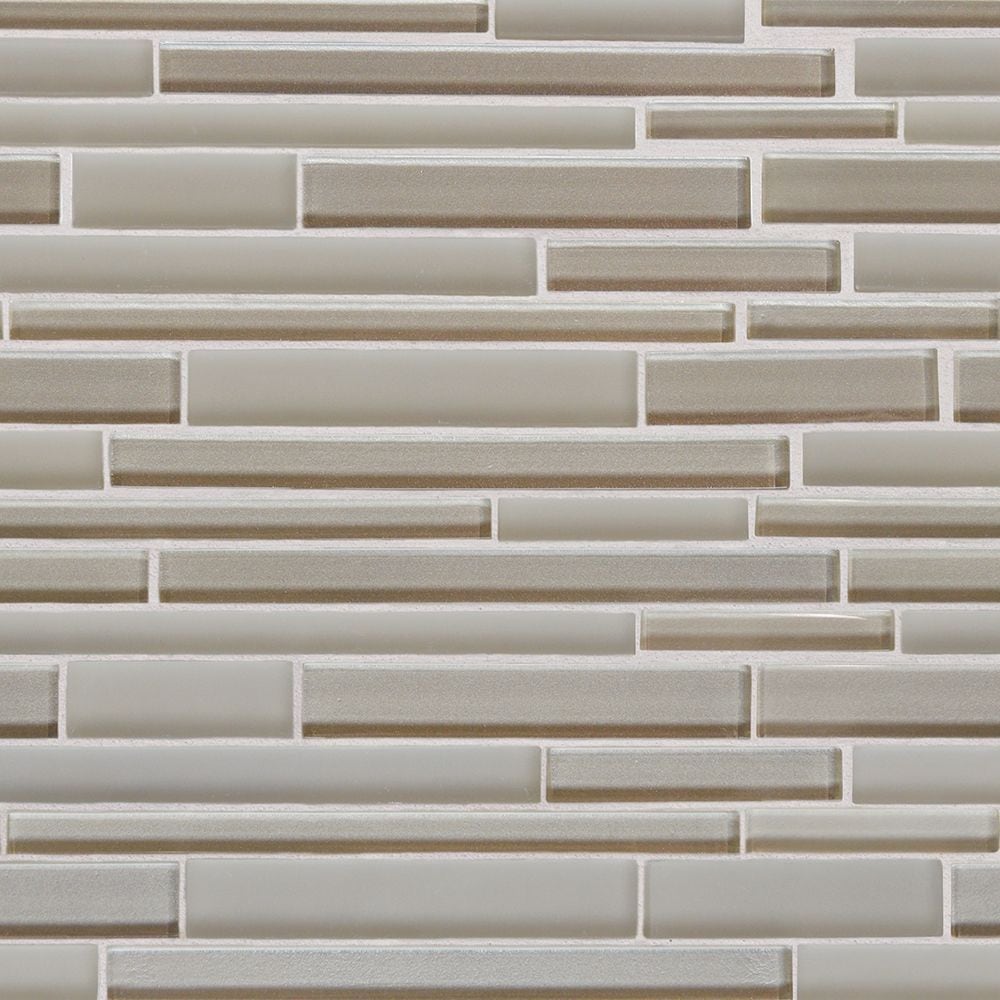 Crepuscolo Gloss/matte Interlocking Slides Glass Mosaic