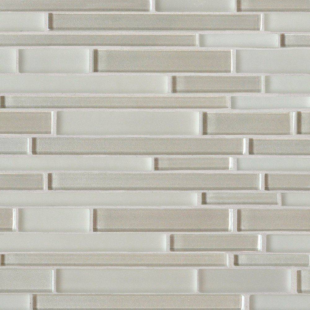 Brina Gloss/matte Interlocking Slides Glass Mosaic
