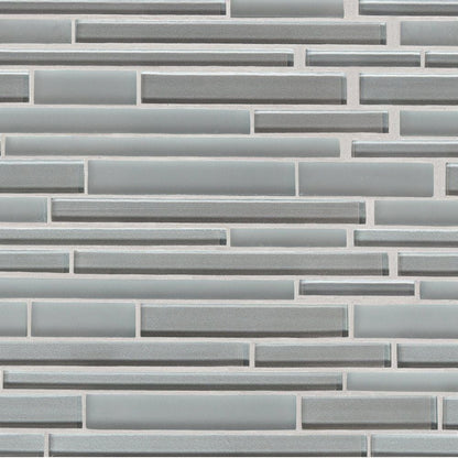 Sterlina Gloss/matte Interlocking Slides Glass Mosaic