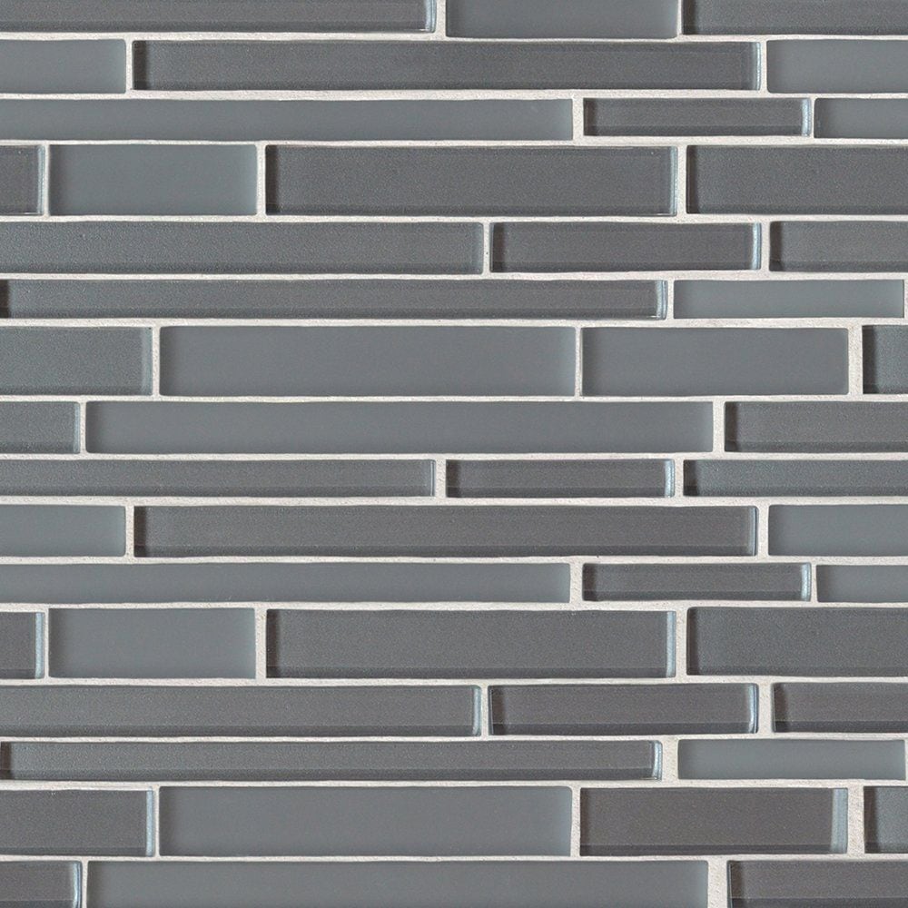 Nichel Gloss/matte Interlocking Slides Glass Mosaic