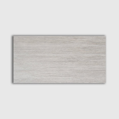 Silver Matte Fabric Look Porcelain Tile