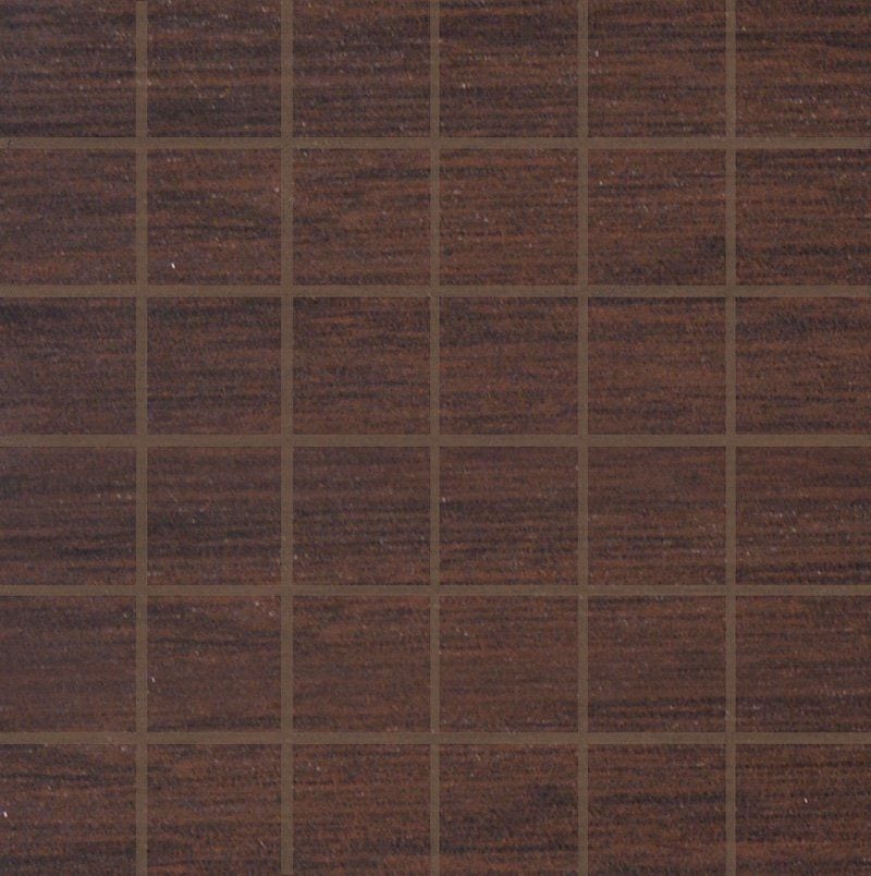 Bronzo Matte 2x2 Fabric Look Porcelain Mosaic