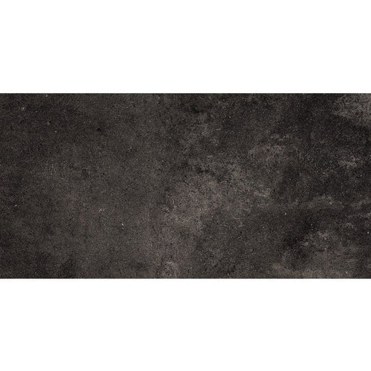 Weathered Black Matte Porcelain Tile