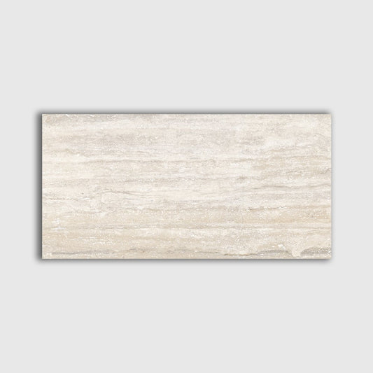 Bianco C Matte Travertine Look Porcelain Tile