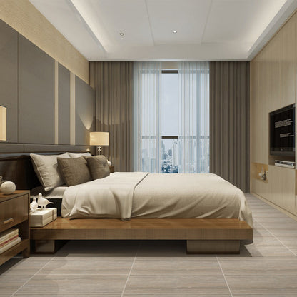Argento Al Contro Matte Travertine Look Porcelain Tile