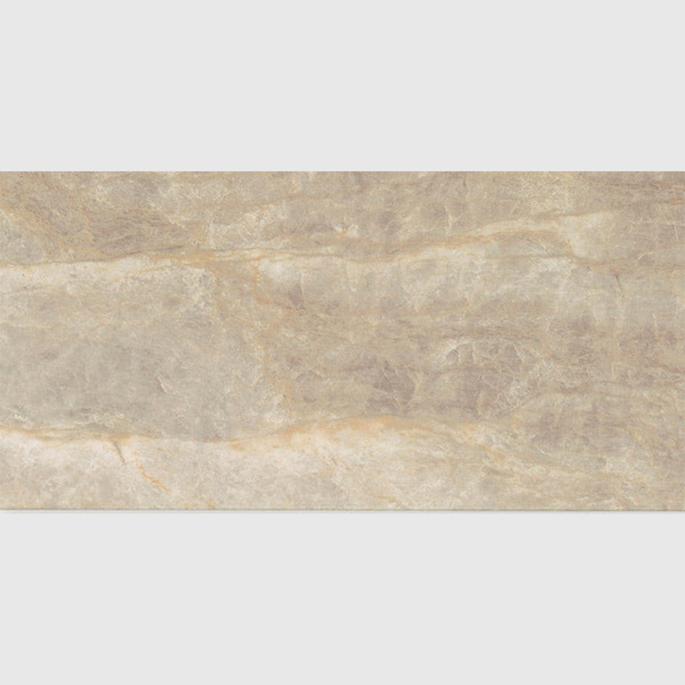 Carrara Paonazzo Semi Polished Marble Look Porcelain Tile