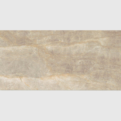Carrara Paonazzo Semi Polished Marble Look Porcelain Tile