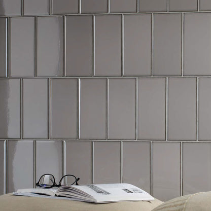 Grigio Glossy Ceramic Tile