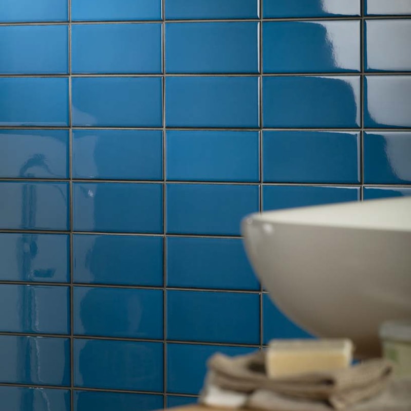 Blu Glossy Ceramic Tile