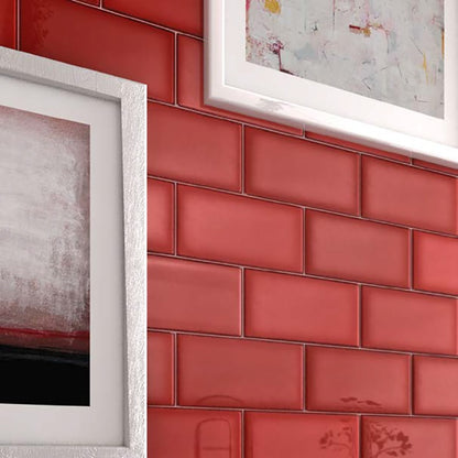 Rosso Glossy Ceramic Tile