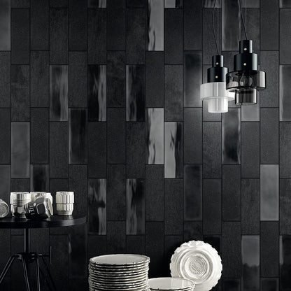 Nero Esercito Glazed Ceramic Wall Decos
