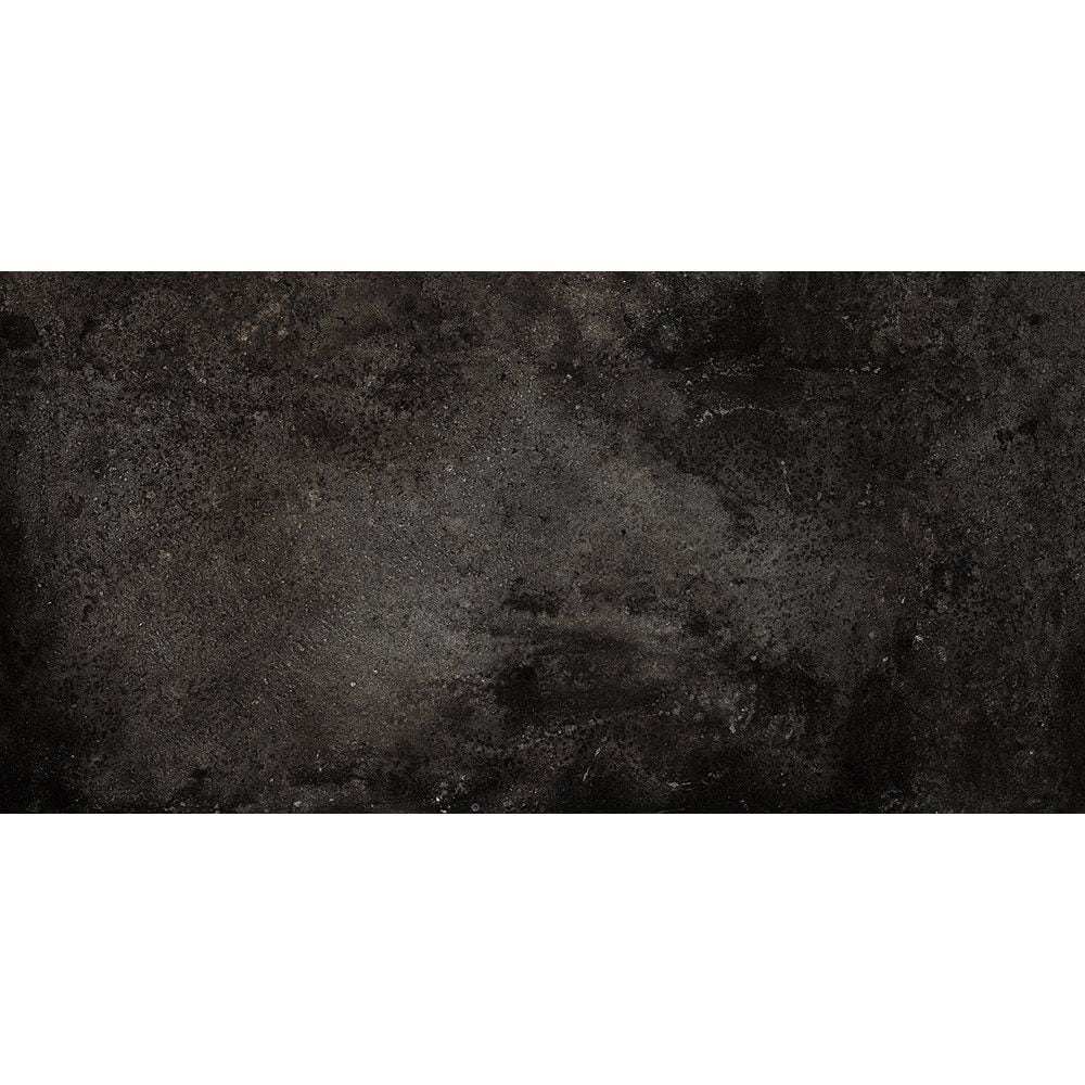 Cemento Black Honed Concrete Look Porcelain Tile