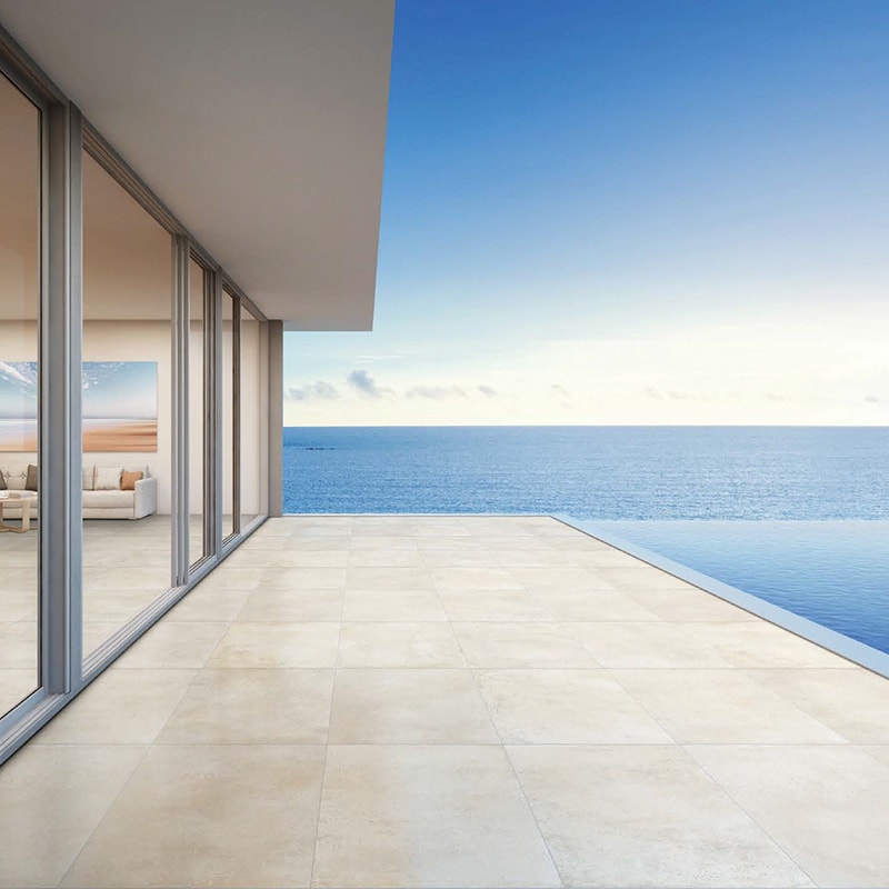 Cemento Sand Honed Concrete Look Porcelain Tile
