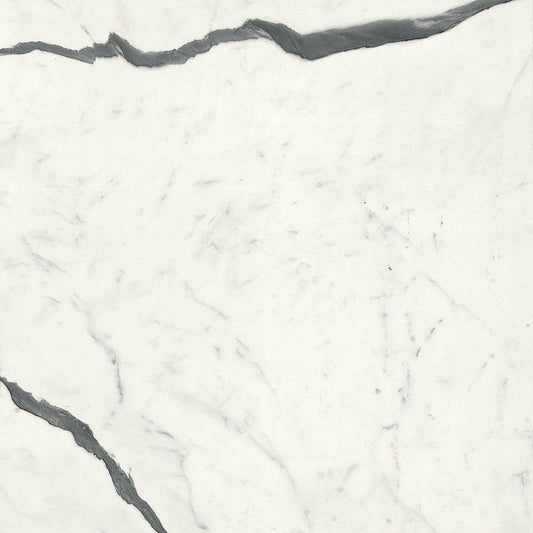 Bianco S Polished Marble Look Porcelain Tile